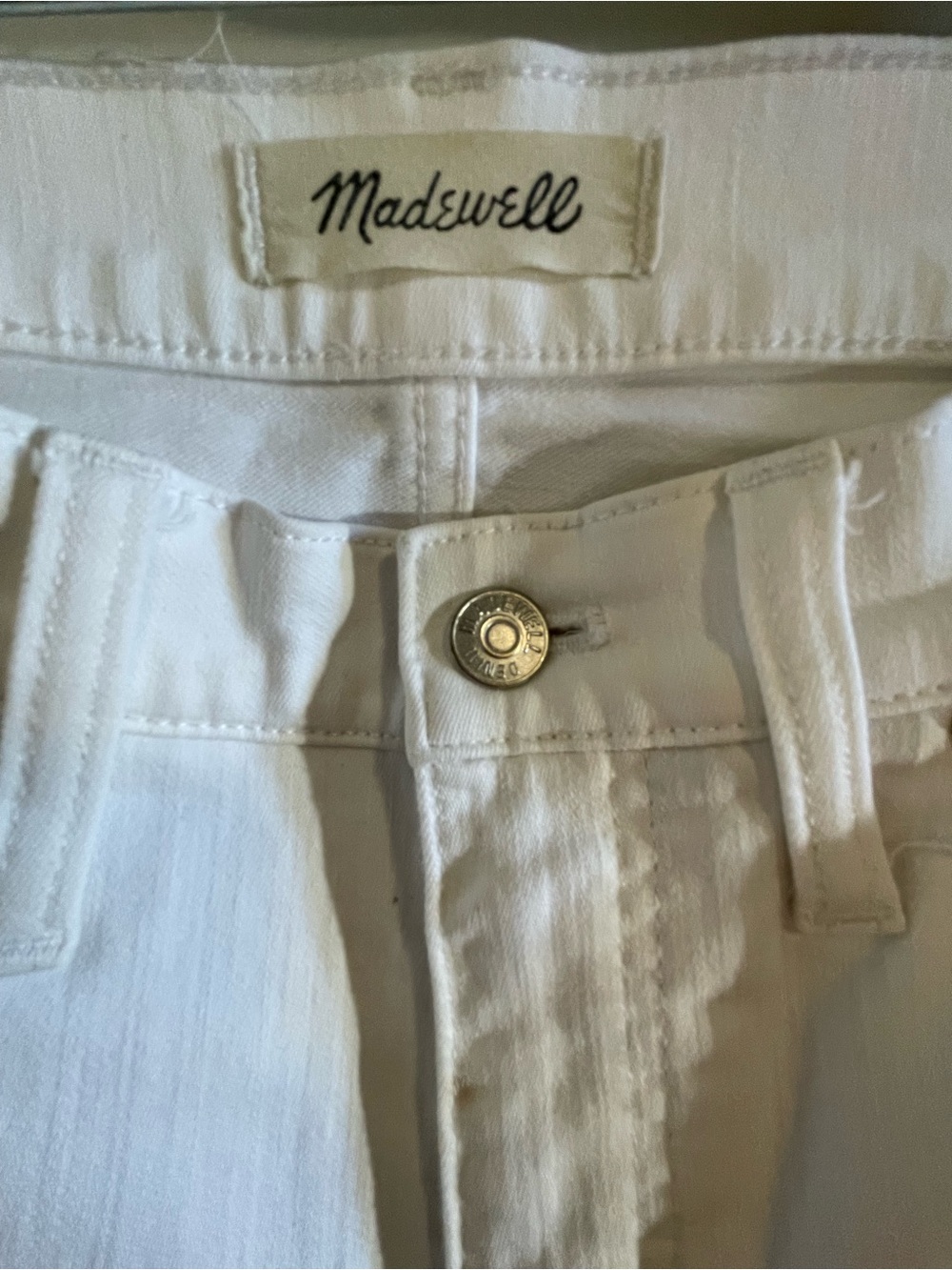 Madewell White High-Rise Women's Jeans